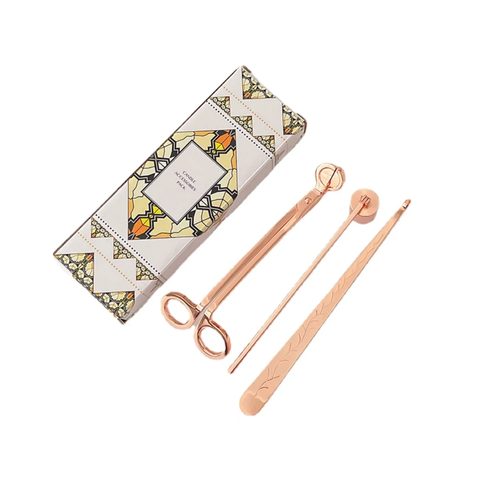 

Candle Tools Kit Stainless Steel Shears DIY Set Aromatherapy Candle Extinguisher Luxury Hook Accessory Home Decor Party Wedding