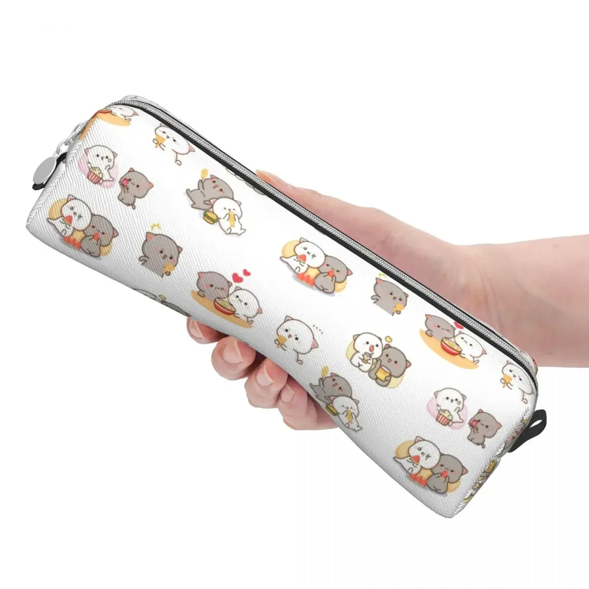 Пенал персиковый и Гома Модный органайзер для ручек с мультяшным принтом мокко