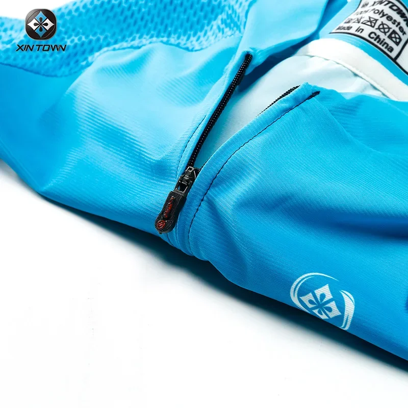 Велосипедный костюм Xingheng с длинным рукавом Осенний бархатный утепленный простой