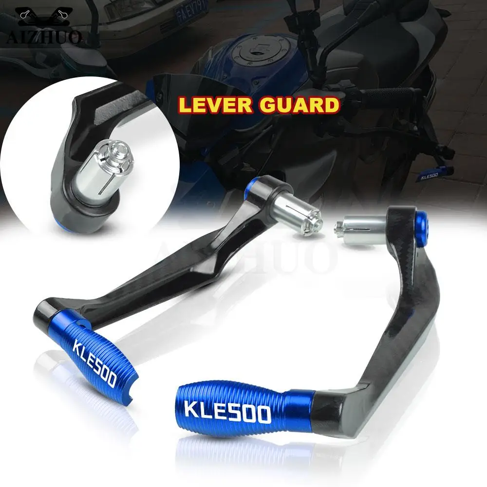 

Motorcycle Lever Guard For KAWASAKI KLE500 7/8" 22mm Brake Clutch Handlebar Grips Levers Protector KLE 500 1991-2007 2006 2005