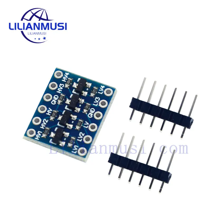 10 шт./5 шт. 2 4-канальный преобразователь логического уровня IIC I2C от 5 В до 3,3 В двунаправленная преобразовательная плата Modul UART SPI TTL для Arduino