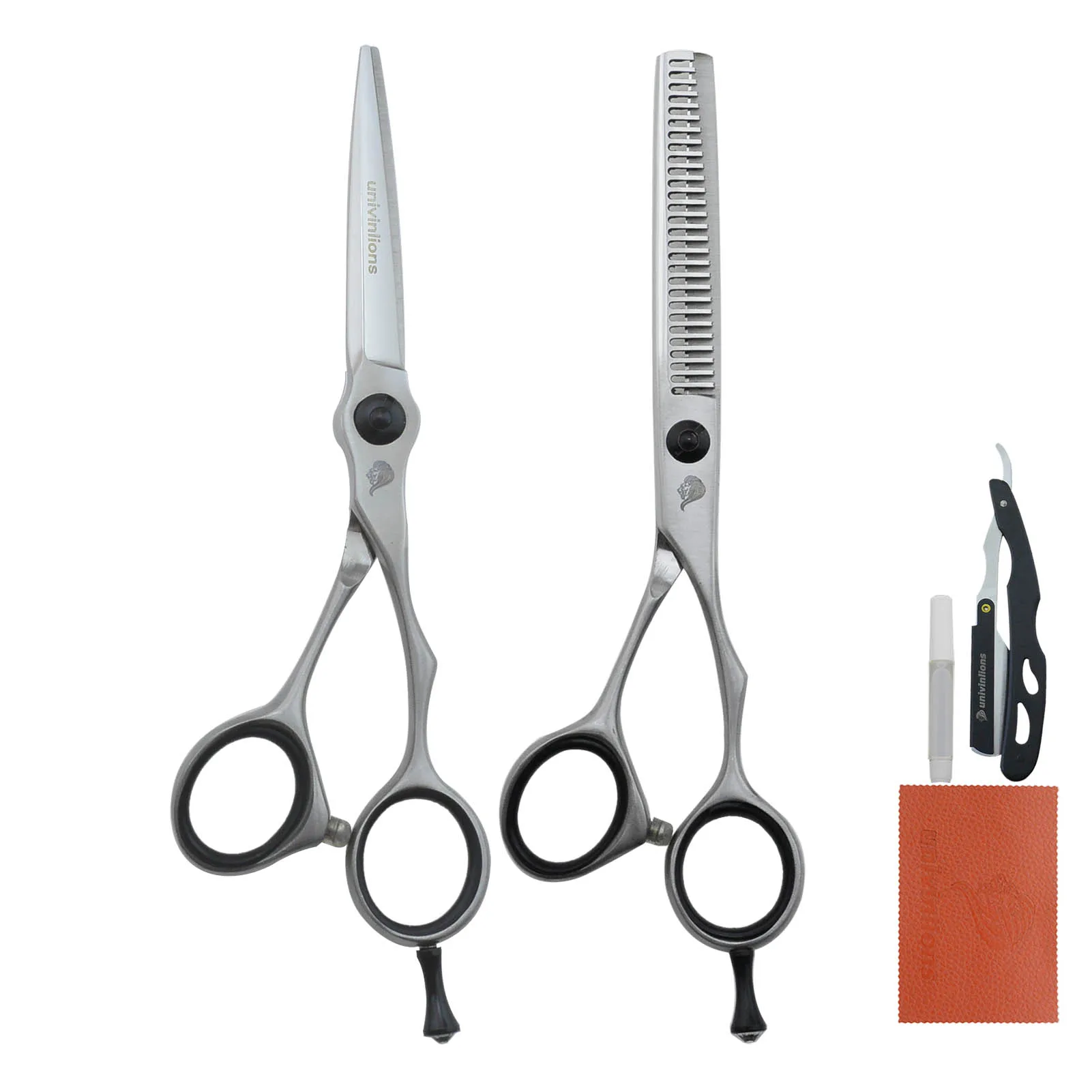 

5.5" Professional Haircutting Scissors Barber Accessories Cutting Thinning Shears, Hairdressing Scissors Set Salon Styling Tools