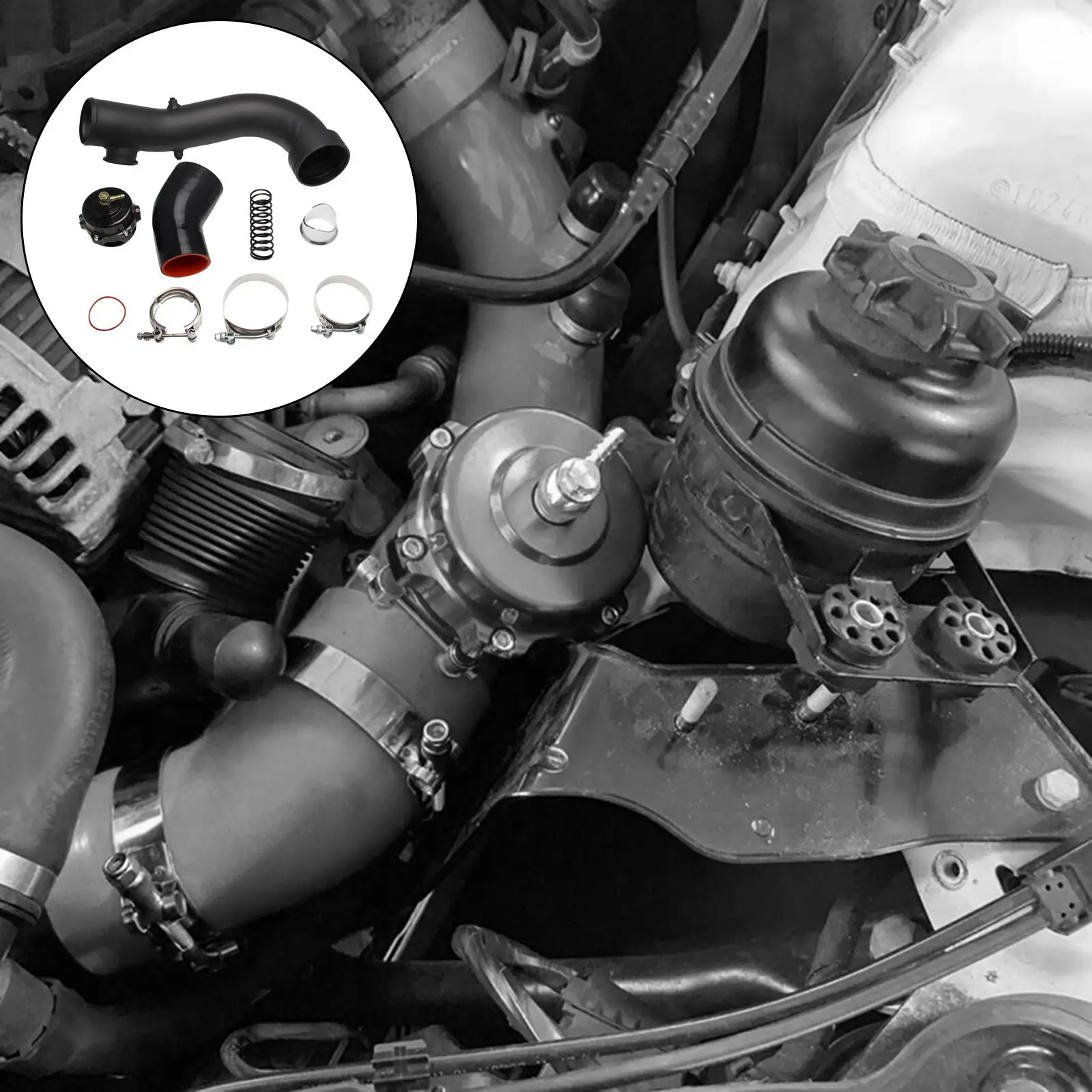 

Воздухозаборник турбо заряд Комплект труб подходит для BMW N54 E82 E88 135i 335i профессиональная Замена