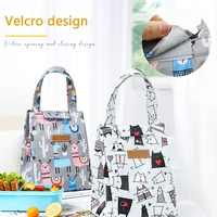 2022cooler lunch bag fashion ctue cat multicolor bags women waterpr hand pack thermal breakfast box portable picnic travel