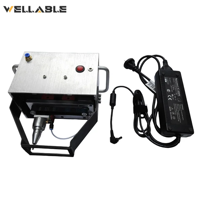 

Wellable 2022 new design integrated handheld mini dot peen pneumatic vin number marking machine