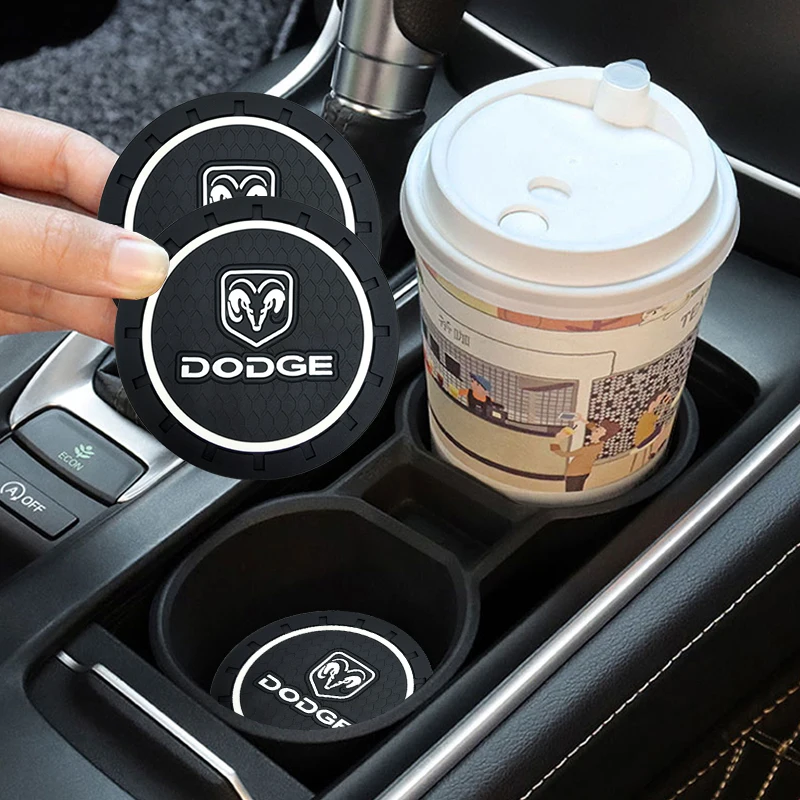 Автомобильная бутылка для воды, противоскользящая подставка, силиконовая подставка для Dodge Journey Caliber Challenger, зарядное устройство Nitro Ram 1500 Дротика Durango