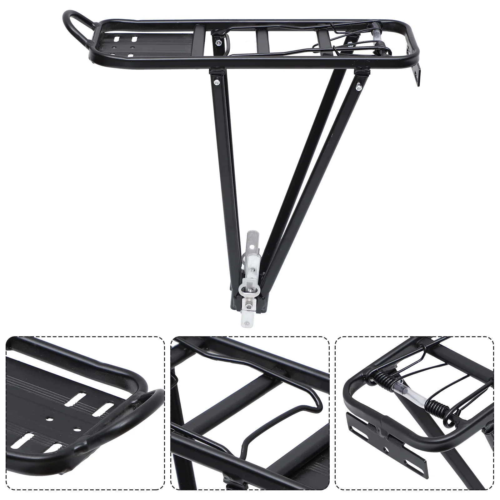 

Bike Luggage Rack Rear Mounted Suv Mountain Cargo Basket Cycling Seatpost Bag Holder