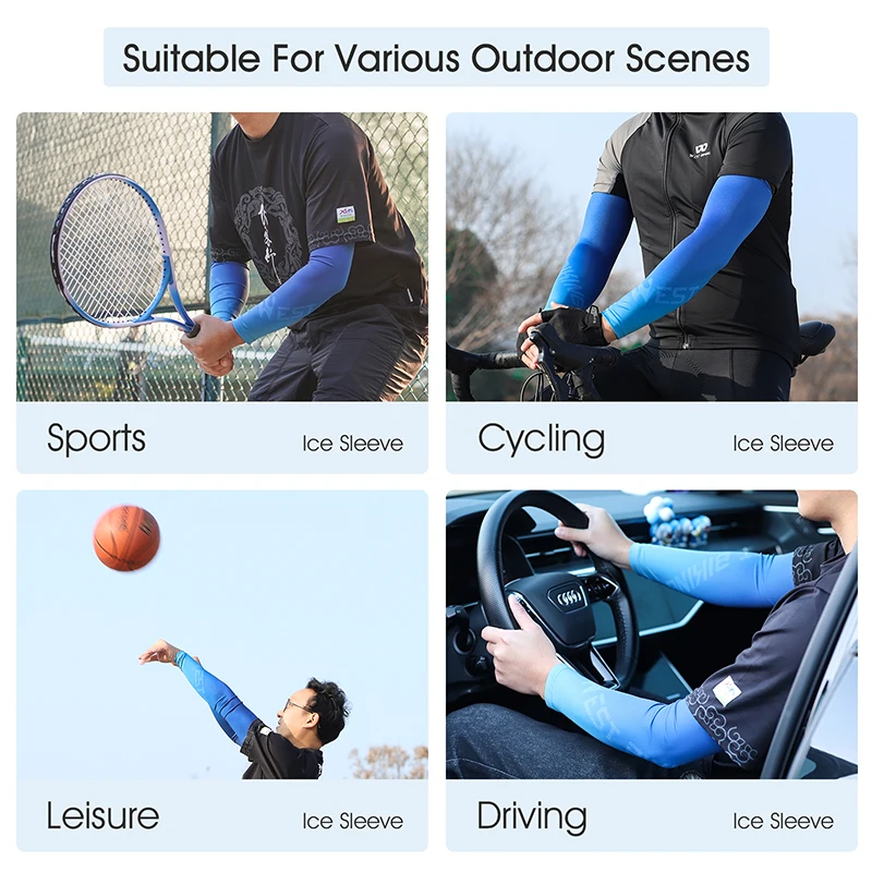 WEST BIKING Велоспорт Рукава для бега UPF50 + Дышащий быстросохнущий баскетбольный чехол