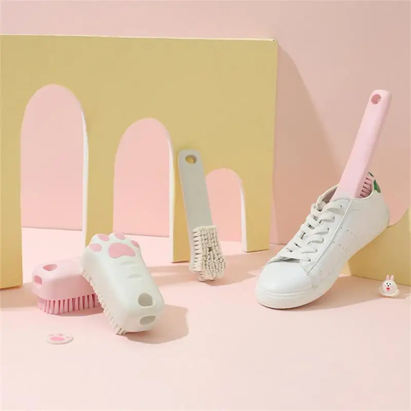 

Soft Bristles Shoe Brush Cat Claw Shape Cleaning Brush Cartoon Cute Shoe Clothing Board Brush Cleaning Tool Wash Shoe Pp
