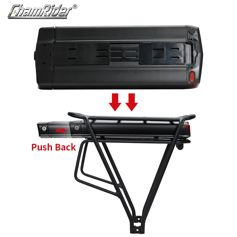 Коробка ChamRider-Rear Rack Box для электровелосипеда аккумуляторный отсек двухслойный