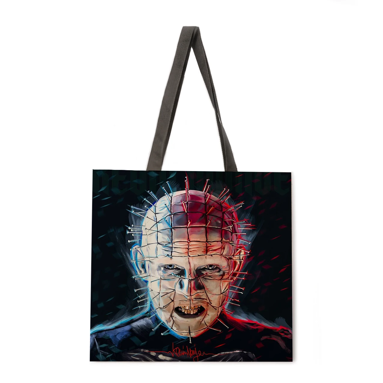 

Сумка с принтом на Хэллоуин, Женская Повседневная сумка, женская сумка на плечо, складная сумка для покупок, пляжная сумка, сумка