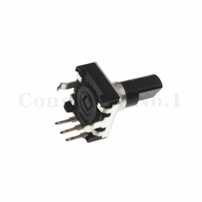 2 шт. поворотный энкодер EC12 360 градусов, аудиоэнкодер RE12, кодирование 3-контактный5-контактный, 24 позиции, с кнопочным переключателем, ручка 12141520 мм (art.: 3920d4e601264) - 3920d4e601264