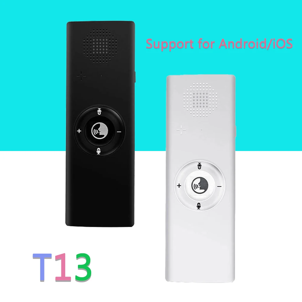 

Смарт-переводчик голоса T13, многоязычный инструмент мгновенного интерпретации в режиме реального времени