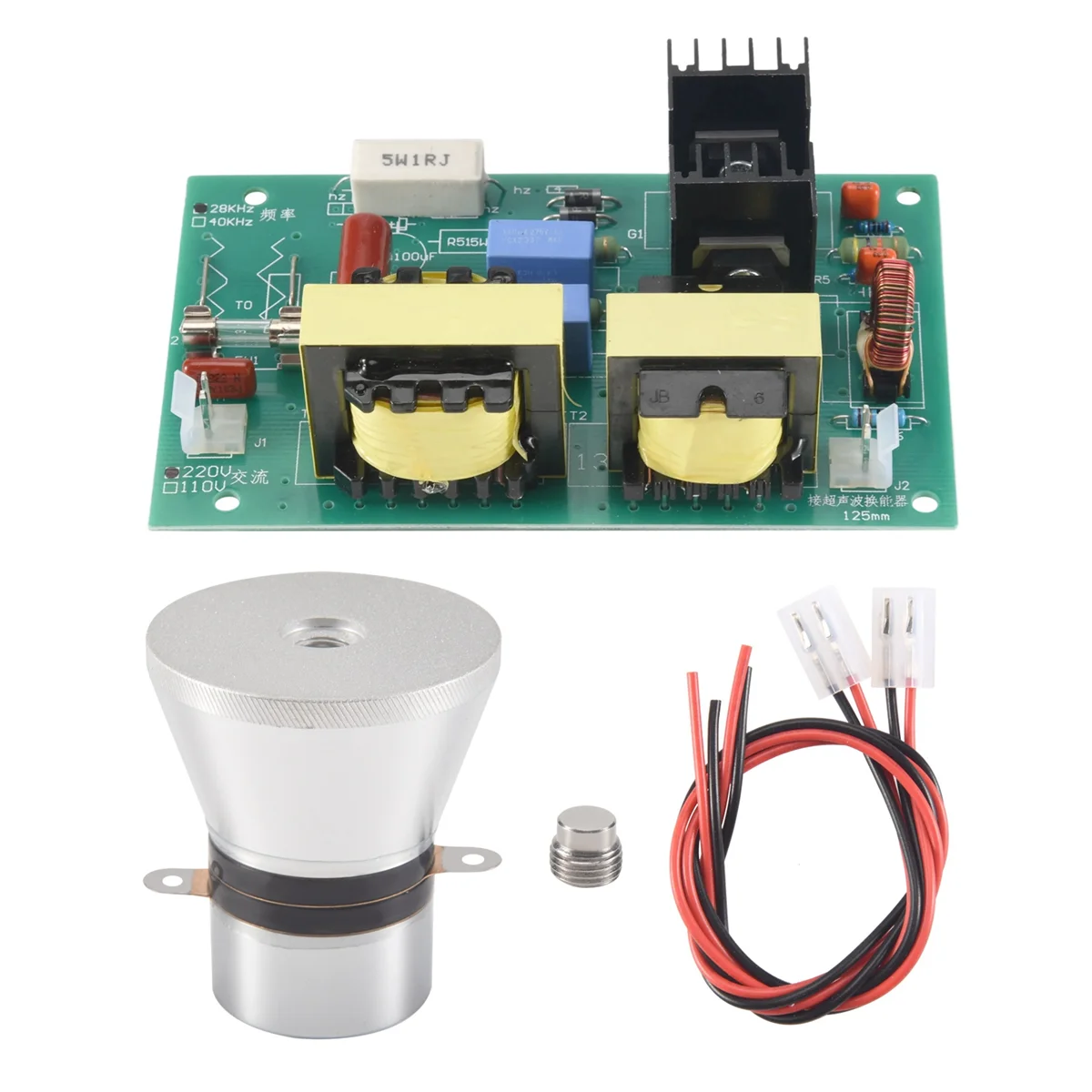 100 Вт 28 кГц ультразвуковой очиститель преобразователя высокая