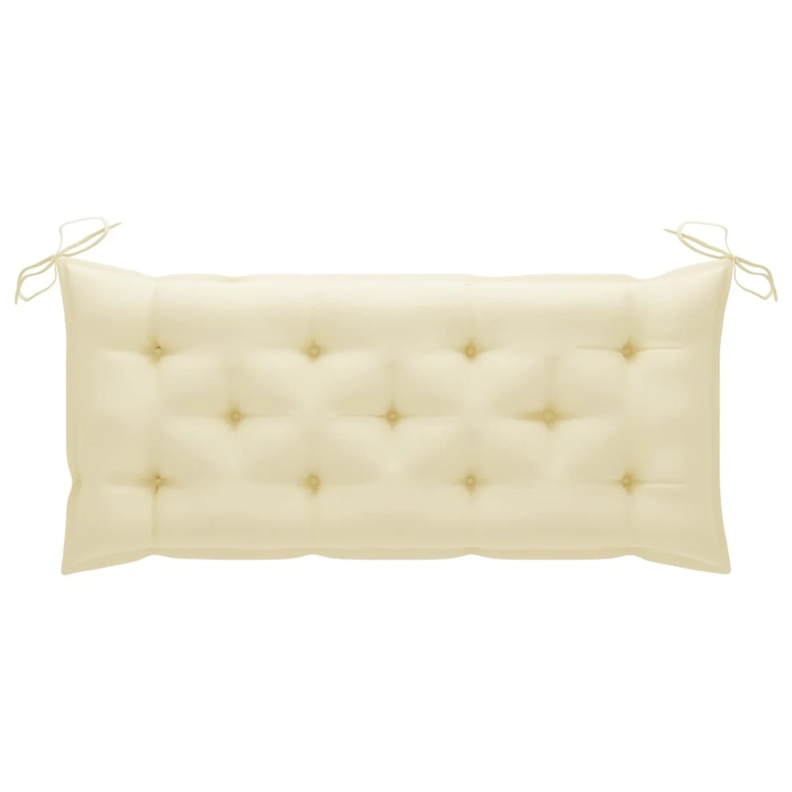 

Garden Bench Cushion Cream White 47.2x19.7"x2.8" Fabric"