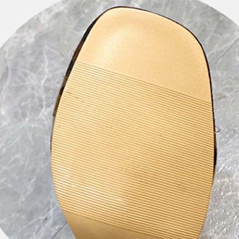 Женские босоножки с леопардовым принтом туфли-лодочки на высоком каблуке