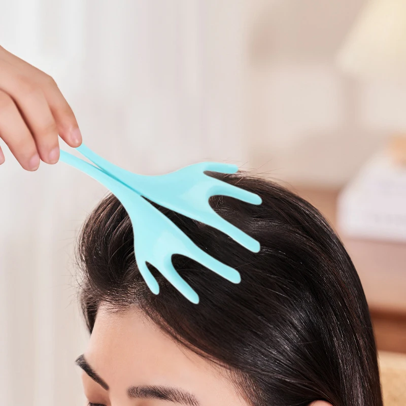 1 шт. массажер для кожи головы с шестью когтями зубная палочка расслабляющая