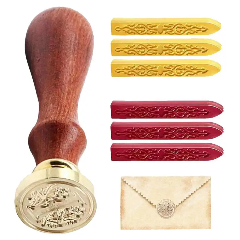 

Retro Wax Stamp Seals Custom Stamp Set Tools Post Decor Alphabet Letter Stamps Wax Seal Stamp