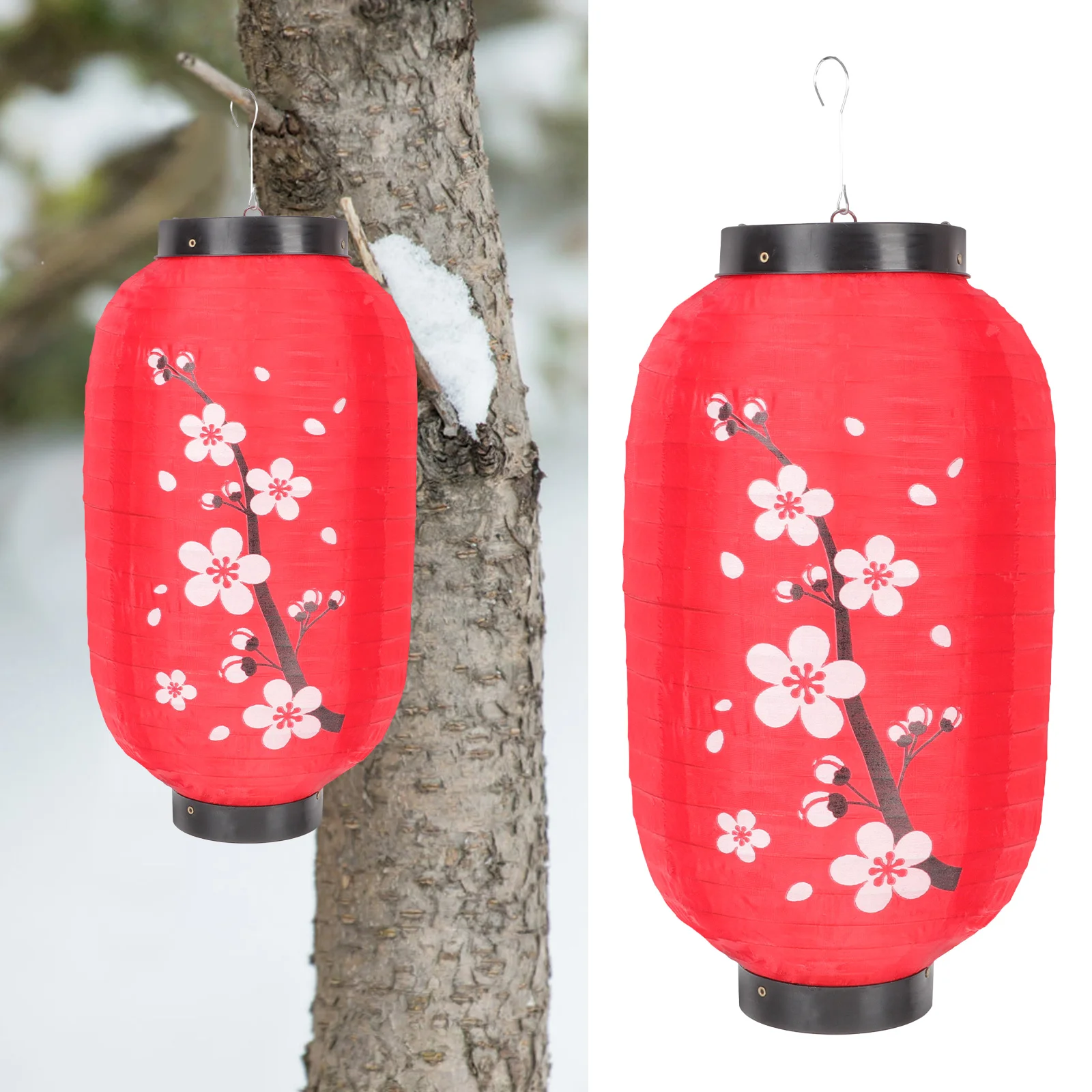 

Lantern Japanese Lanterns Bar Silk Hanging Red Sushi Ramen Plum Chinese Decoration Wedding Asian Flower Restaurant Lampshade