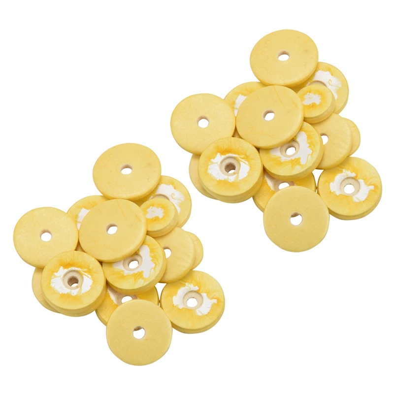 

32 Pcs Flute Leather Pads Replacement Durable Exquisite Wind Instrument