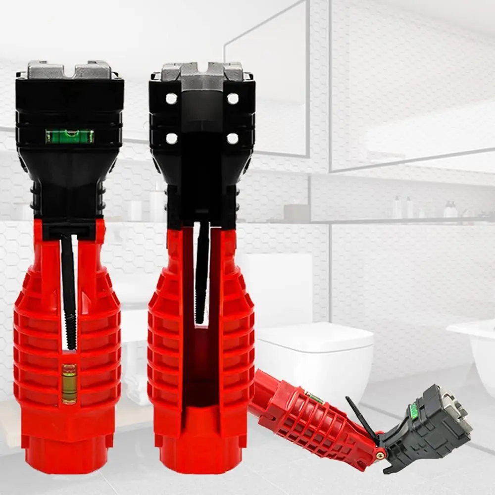 

18 in 1 Plumbing Tools , Tap Spanner Basin Wrench Sink Wrench Plumbing Wrench Toilet Wrench Foldable Water Pipe Wrench