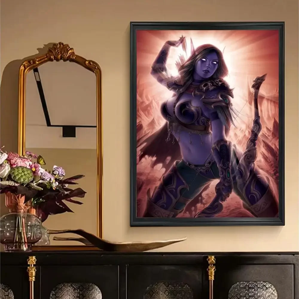 Игровой мир популярный из Warcraft игровой постер печать на бумаге домашняя гостиная