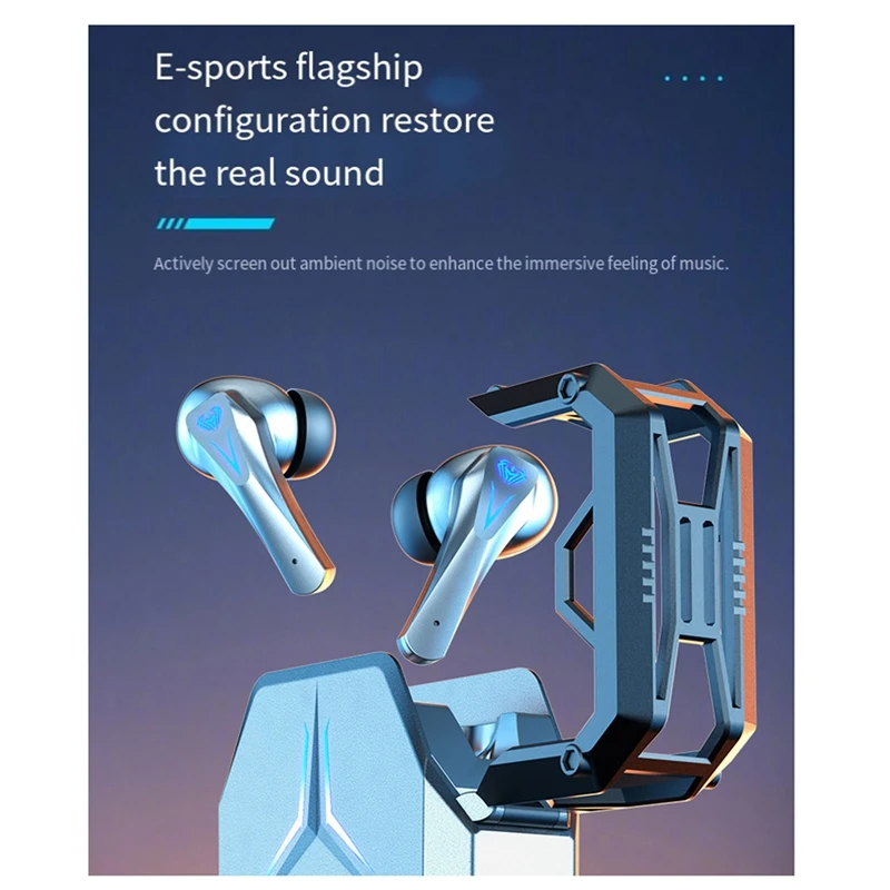 Беспроводная игровая гарнитура Hifi Стерео шумоподавление 10X5X3 см