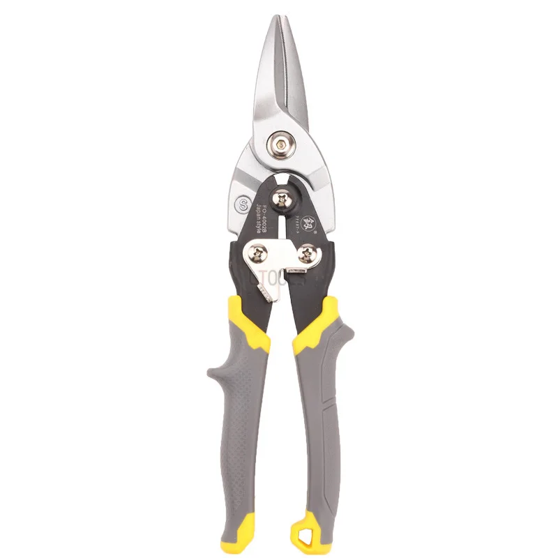 

Металлические ножницы средней резки, прочные авиационные ножницы из нержавеющей стали, бытовые 10-дюймовые алюминиевые ножницы для кожи, инструменты