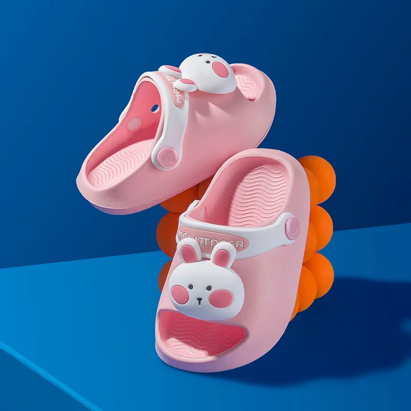 Summer Platform Unicorn Clogs Kids Children's EVA Slippers Boys Girls Indoor Outdoor Slides Mules Garden Shoes Toddler Sandals enlarge