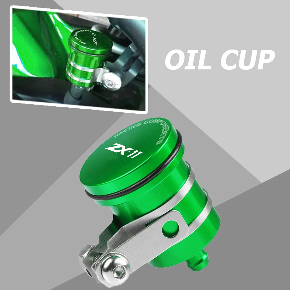 

Motorcycle For KAWASAKI ZX11 ZX-11 1990-2001 2000 1999 1998 1997 1996 Tank Oil Fluid Cup Cover Rear Brake Fluid Reservoir Clutch