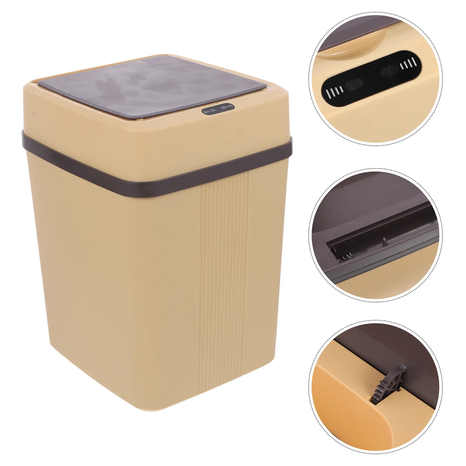 

1 Pc Practical Durable Portable Waterproof Contactless Waste Bin for Shop Office