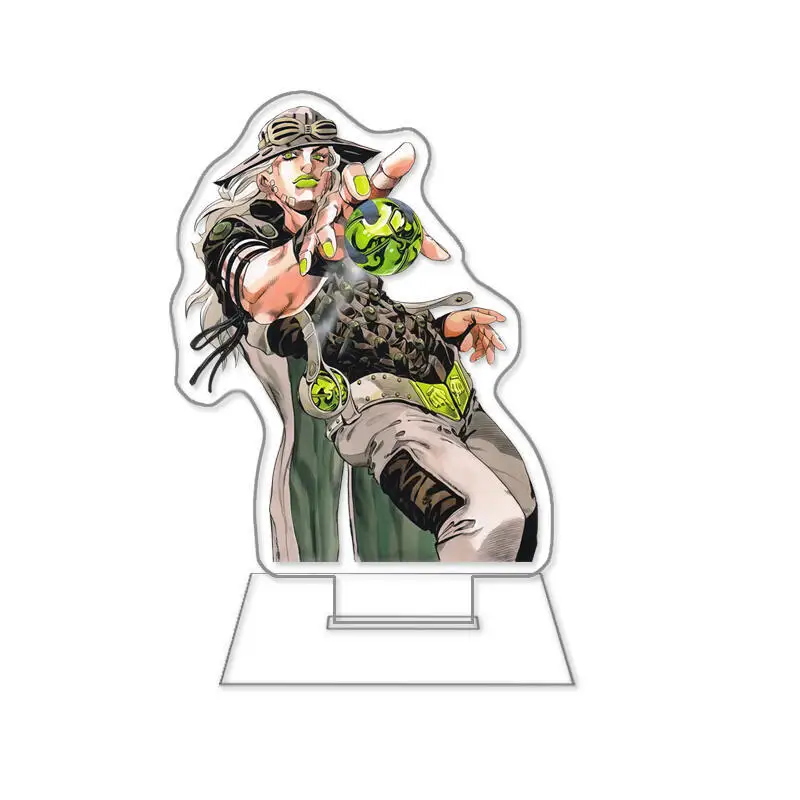 Фото Акриловая фигурка-стенд 15 см по аниме: Гирос Зеппели, Диего Брандо, Джонни Джостар, Люси. Настольное украшение. №4