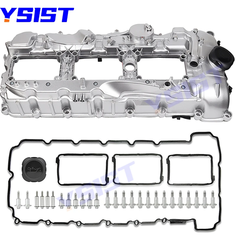 

New Aluminum Engine Valve Cover for BMW X3 X5 X6 335i 535ixDrive 535iGTxDrive 740i 640i 135i Rocker Cover 11127570292