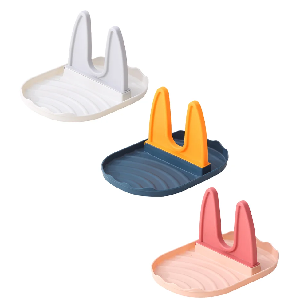 

Holder Lid Rest Pot Spoon Utensil Kitchen Rack Cooking Cover Pan Stand Organizer Stove Ladle Spatulacountertop Fork