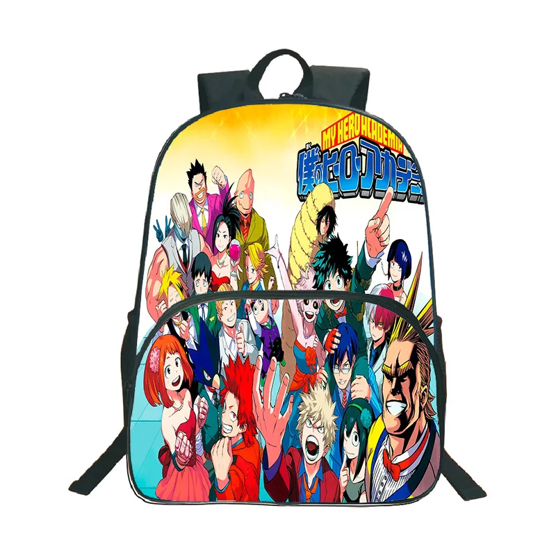 

3d Printing Anime Boku No Hero Academia Book Bag Fashion Storage Backpack My Hero Academia Boys Girls School Bag Mochila Cartoon