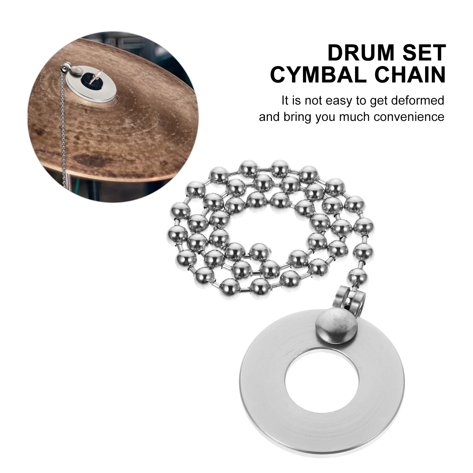 Тарелка Sustain Chain Jazz Drum Sizzler для комплекта аксессуаров удлинитель из сплава