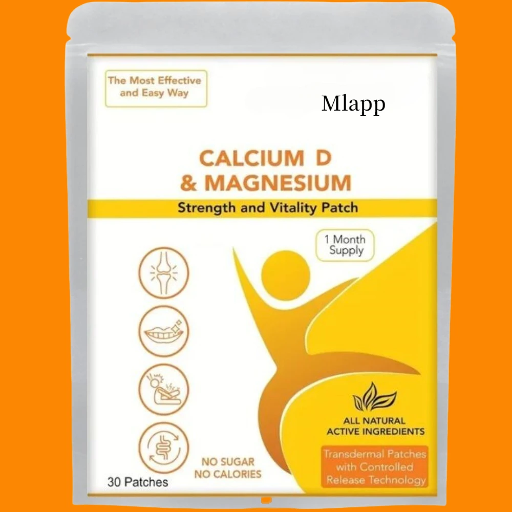 Трансмические пластыри с магнием и D от кальция — 30 пластырей поставка на одну