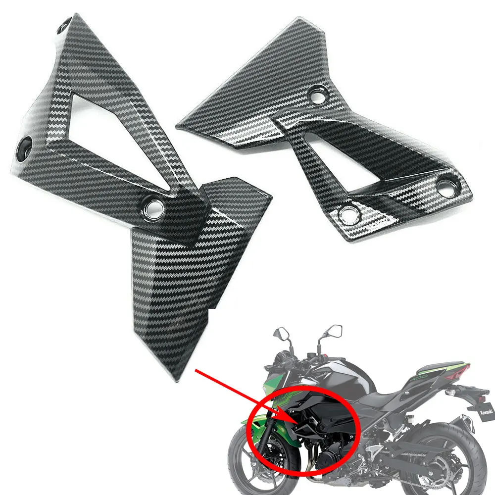 Motorcycle Radiator Side Guard Fairing Cover Protector Panel Decorative For KAWASAKI Z400 2018 2019 2020 Accessories