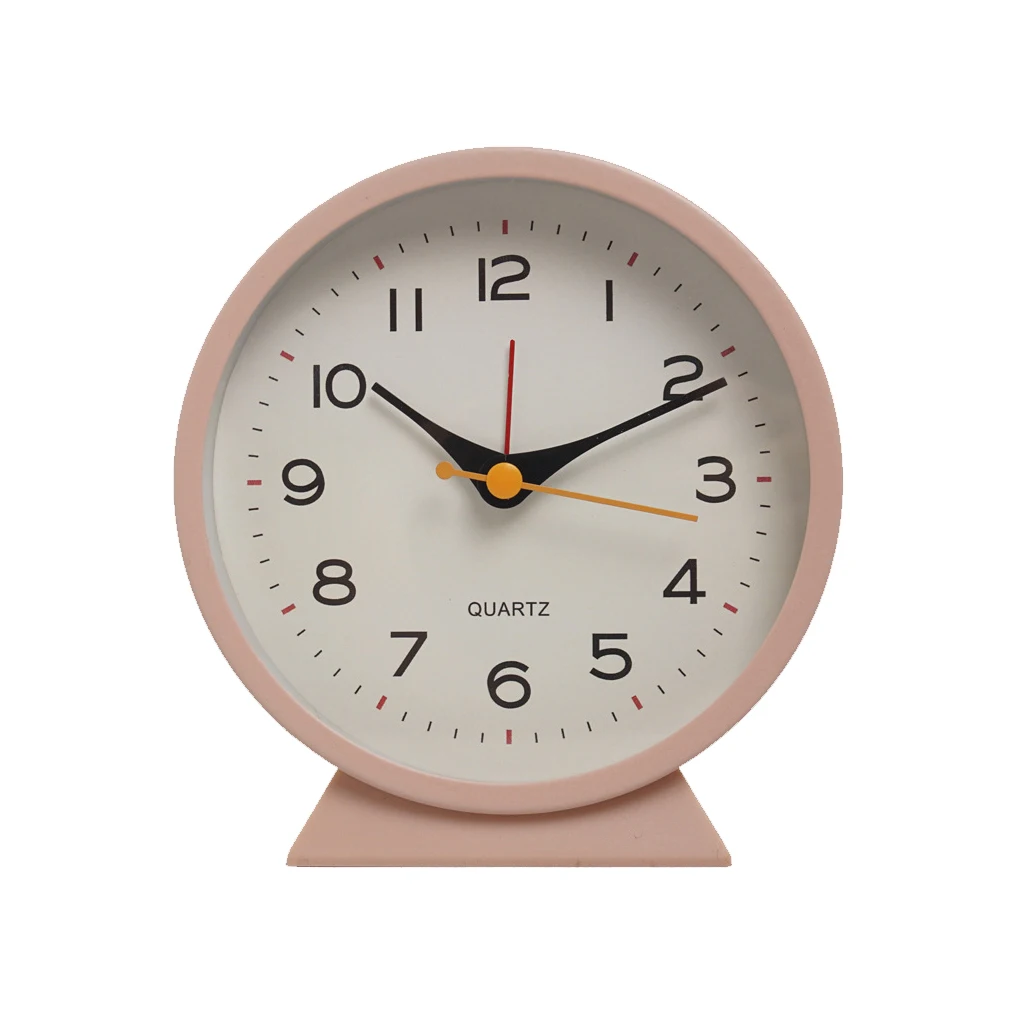 

ABS Base Clock Round Solid Color Replacement Odorless Alarms Decor