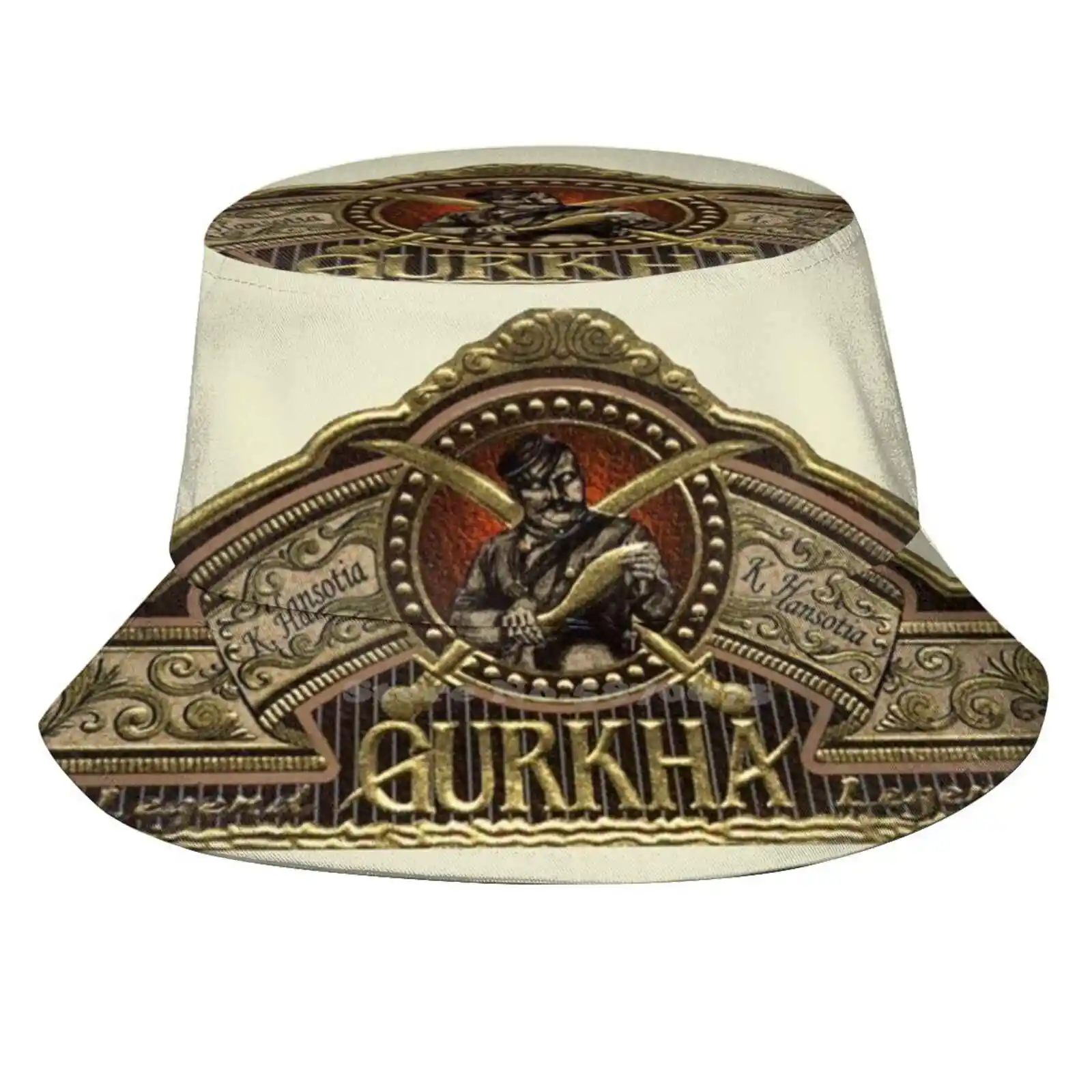 

Gurkha Cigar Label Gold Fisherman's Hat Bucket Hats Caps Opus X Patel Bonita Springs Florida Premium Cigars Cigar Cigar