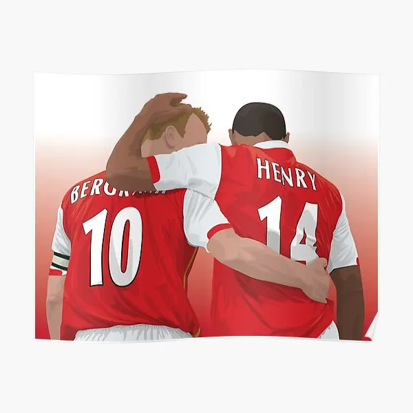 

Thierry Henry Dennis Bergkamp Poster Mural Vintage Print Wall Funny Home Decoration Painting Decor Art Modern Picture No Frame