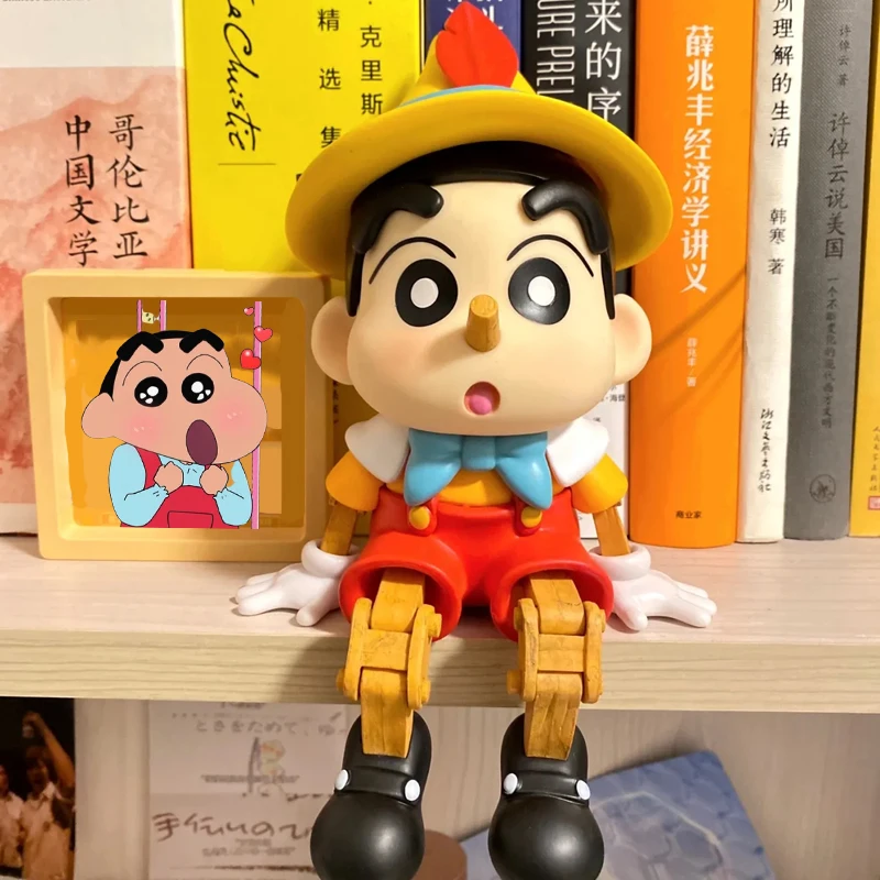 

Kawaii Crayon Shin Chan фигурка Косплей Woodman Gk аниме экшн-Фигурки Коллекционная модель Статуя Кукла игрушки для детей подарок