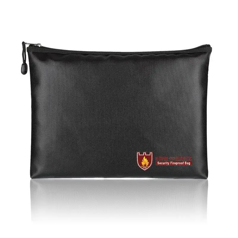 

Waterproof Fireproof Office File Bag Financial Bill Fireproof Bag Home Office Document File Guard Office Storage Supplies