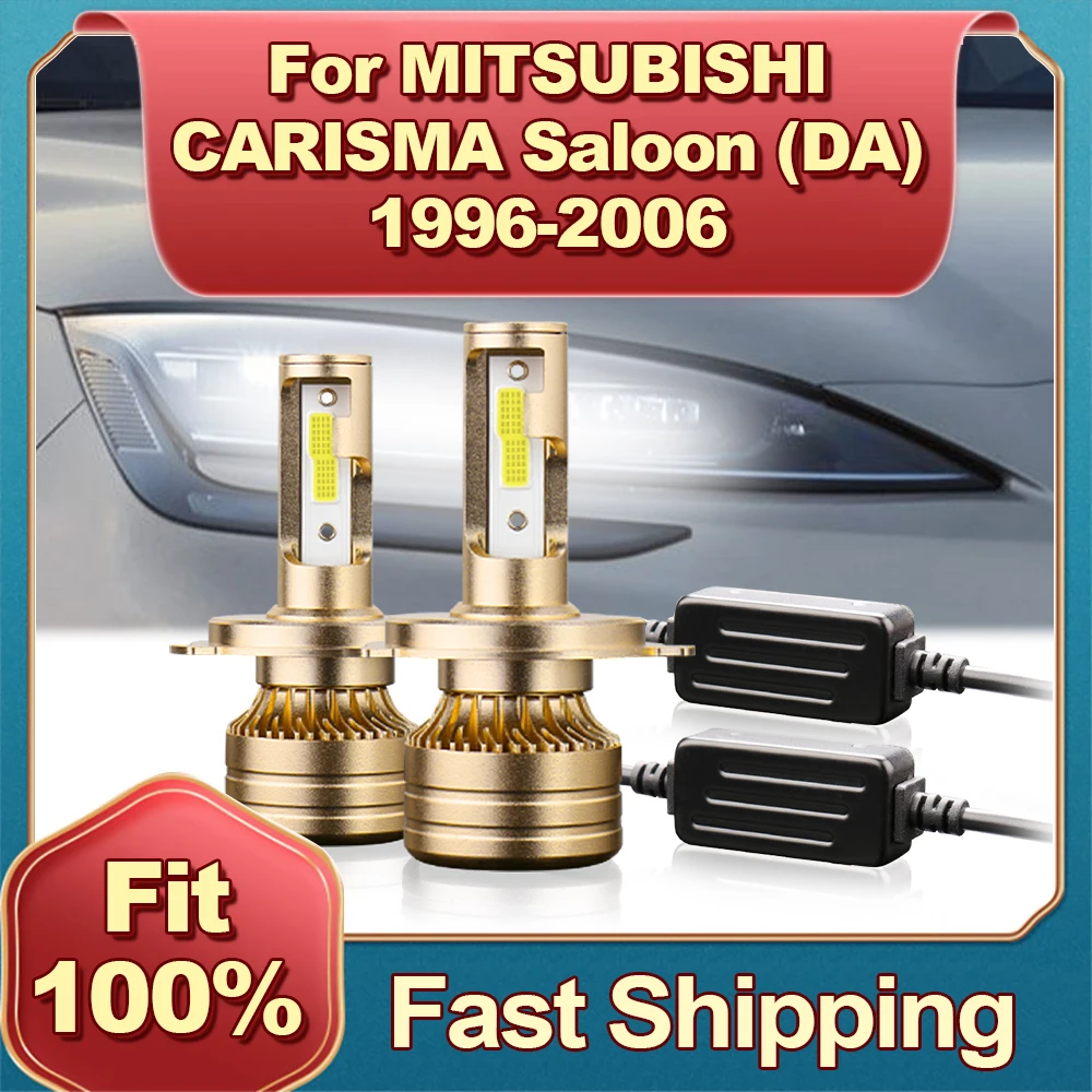 Светодиодные фары 6000 лм 1996 K H4 автомобильные лампы для MITSUBISHI CARISMA седан DA 1998 97 1999 2000