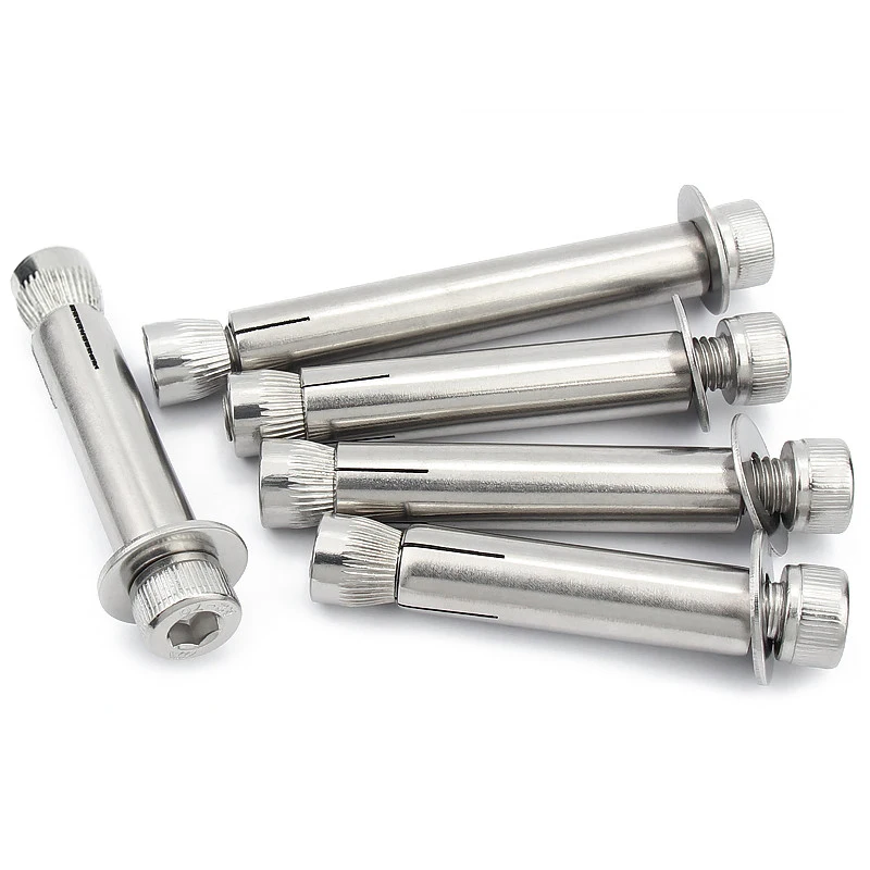 

304 дюйма, болты из нержавеющей стали с цилиндрической головкой, внутренние широкоугольные трубы с шестигранной головкой, удлинитель, стандартный гвоздь M6 8 10 12