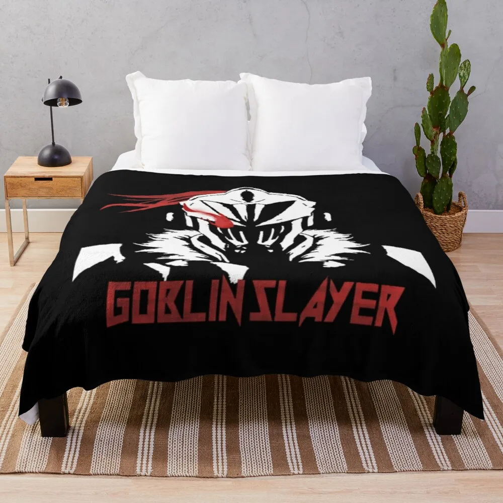 

Travel Blanket Home Decor Blanket Fluffy Bed Boho Blanket Goblin Slayer Merch Throw Blankets