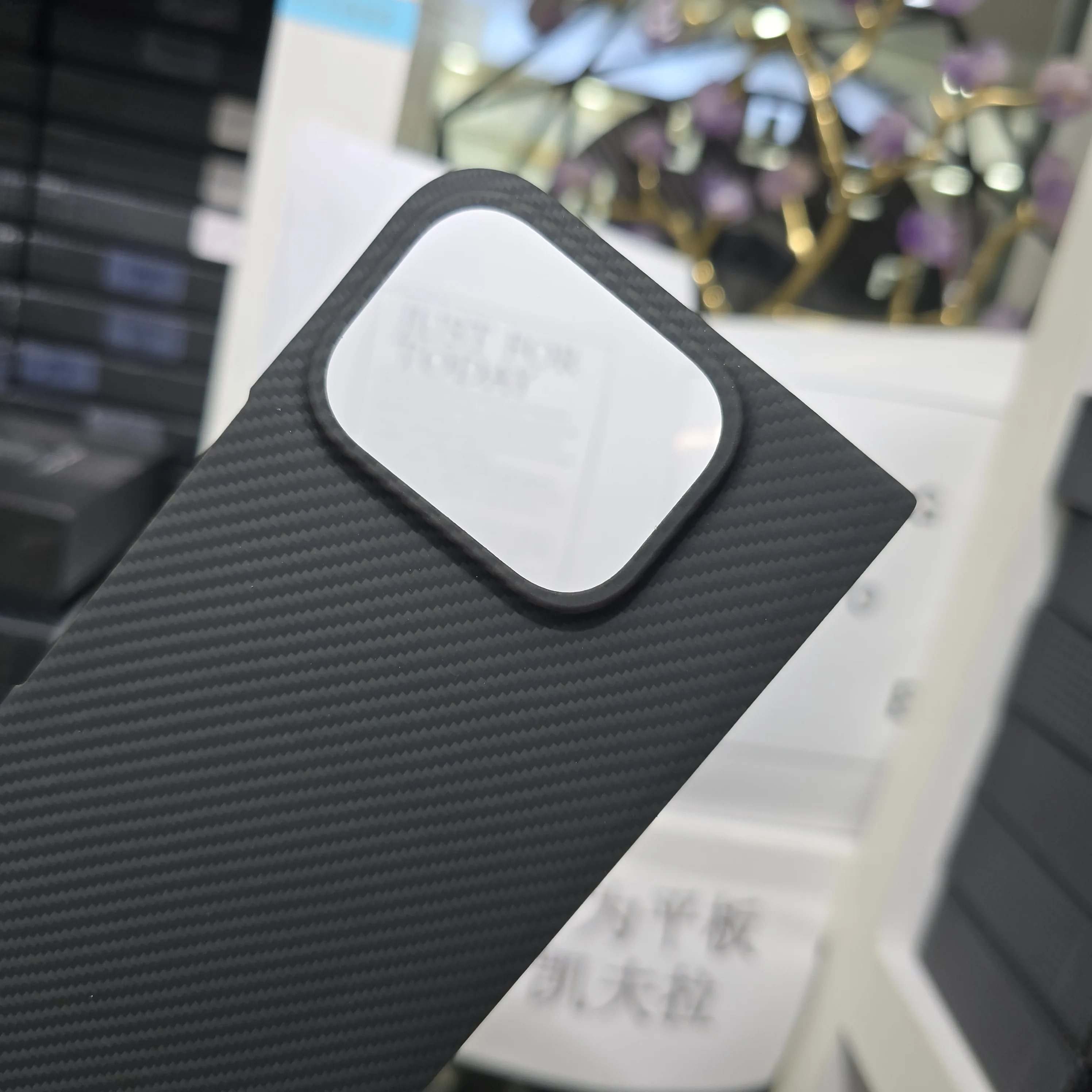 Роскошный 600D Magsafe магнитный беспроводной зарядный чехол из углеродного волокна