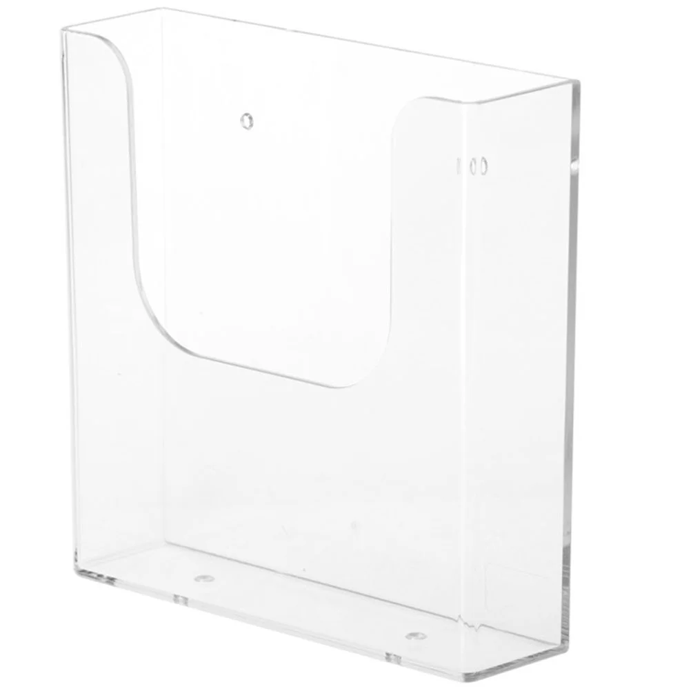 

Book Display Shelf A5 Catalog Rack Wall-mounted Document Pamphlets Stand Acrylic 16.7X4.2CM Plastic File Stands Office