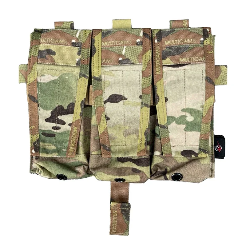 Фото Тактический подсумок для журналов Airsoft M4 Triad Mag Pouch для жилета CP AVS JPC Vest Molle Сумка на переднюю панель Multicam Gear №1