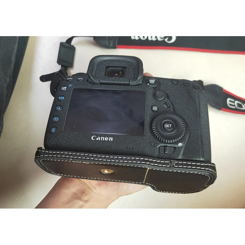 Чехол для камеры Canon 5D3 5D4 5DSR 5D Mark III 5DIV 5diii из натуральной кожи | Электроника